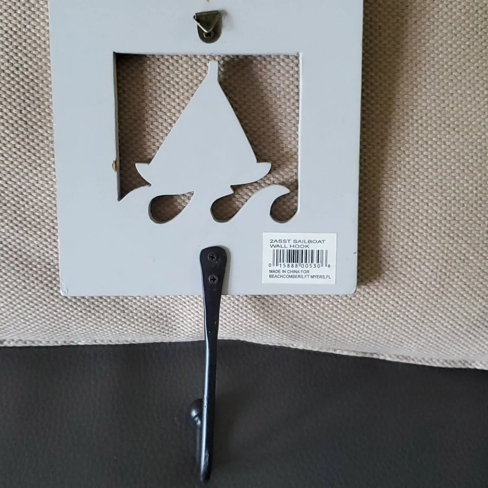 Sailboat Wall Hook for Keys or Coat Hanger